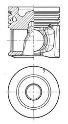 Piston KOLBENSCHMIDT 40679600