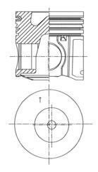 Piston KOLBENSCHMIDT 41500600