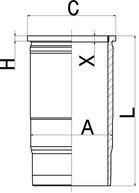 Cylinder Liner KOLBENSCHMIDT 89938110