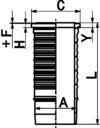 Cylinder Liner KOLBENSCHMIDT 89411110