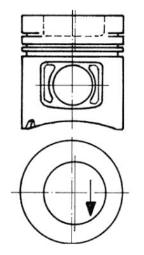 Piston KOLBENSCHMIDT 93298600