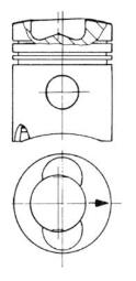 Piston KOLBENSCHMIDT 93741610