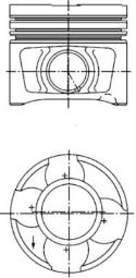 Piston KOLBENSCHMIDT 40356610