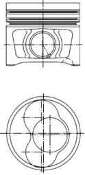 Piston KOLBENSCHMIDT 40408610