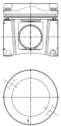 Piston KOLBENSCHMIDT 40448601