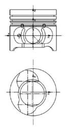 Piston KOLBENSCHMIDT 40190600