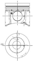 Piston KOLBENSCHMIDT 99801600