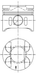 Piston KOLBENSCHMIDT 41882600