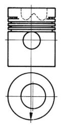 Piston KOLBENSCHMIDT 93175600