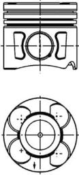 Piston KOLBENSCHMIDT 41648610