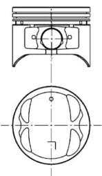 Piston KOLBENSCHMIDT 40062600