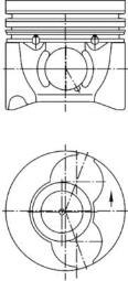 Piston KOLBENSCHMIDT 40405600