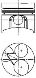 Piston KOLBENSCHMIDT 40411600