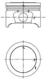 Piston KOLBENSCHMIDT 40161600