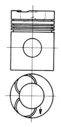 Piston KOLBENSCHMIDT 92827600