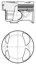 Piston KOLBENSCHMIDT 41671600