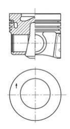 Piston KOLBENSCHMIDT 41708610