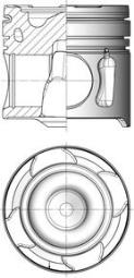 Piston KOLBENSCHMIDT 41255600