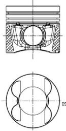 Piston KOLBENSCHMIDT 41714600