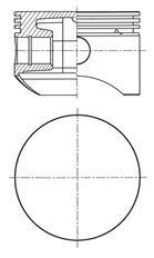 Piston KOLBENSCHMIDT 41280605