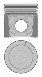 Piston KOLBENSCHMIDT 40991610