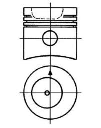 Piston KOLBENSCHMIDT 90031600