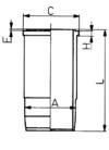 Cylinder Liner KOLBENSCHMIDT 88789110