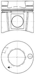 Piston KOLBENSCHMIDT 94512600