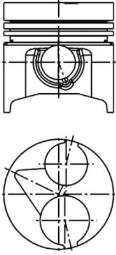 Piston KOLBENSCHMIDT 40410620