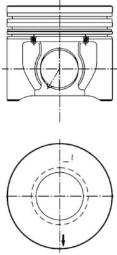 Piston KOLBENSCHMIDT 40171600