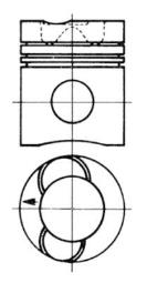 Piston KOLBENSCHMIDT 93234600