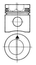 Piston KOLBENSCHMIDT 93253600