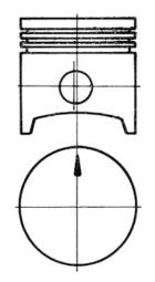 Piston KOLBENSCHMIDT 91322731