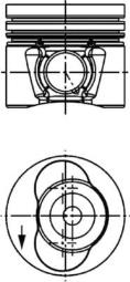 Piston KOLBENSCHMIDT 40734620