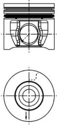 Piston KOLBENSCHMIDT 40830620