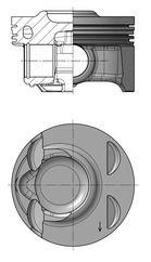 Piston KOLBENSCHMIDT 41001600