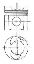 Piston KOLBENSCHMIDT 94412600