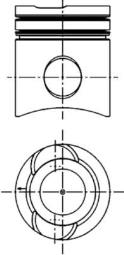 Piston KOLBENSCHMIDT 40275600