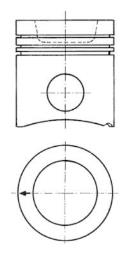 Piston KOLBENSCHMIDT 41260600