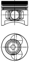 Piston KOLBENSCHMIDT 40654600