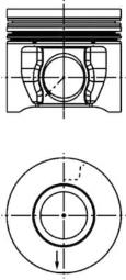 Piston KOLBENSCHMIDT 40739620