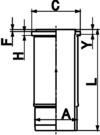 Cylinder Liner KOLBENSCHMIDT 89497110