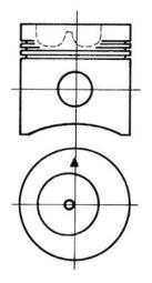 Piston KOLBENSCHMIDT 93045600