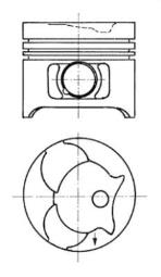 Piston KOLBENSCHMIDT 94675620