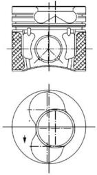 Piston KOLBENSCHMIDT 99850620