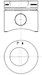 Piston KOLBENSCHMIDT 90563600