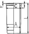 Cylinder Liner KOLBENSCHMIDT 89570110