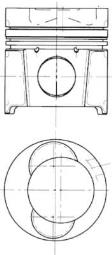 Piston KOLBENSCHMIDT 94487600