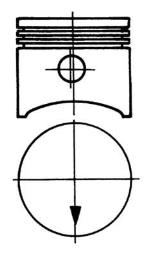 Piston KOLBENSCHMIDT 90606610