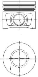 Piston KOLBENSCHMIDT 40387620